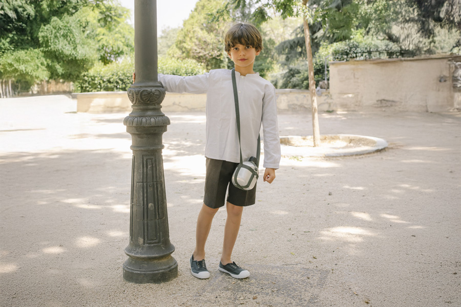 Tennis en Toile avec Bout Caoutchouc Sans Lacets