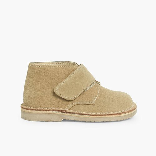 Suède Desert Boots Bottines Chukka à scratch pour Enfants Sable