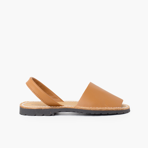Sandales Avarcas en cuir nappa Couleur Cuir