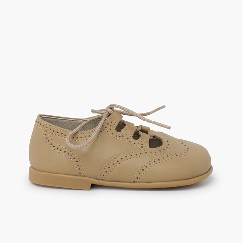 Chaussures Anglaises en Cuir Chameau