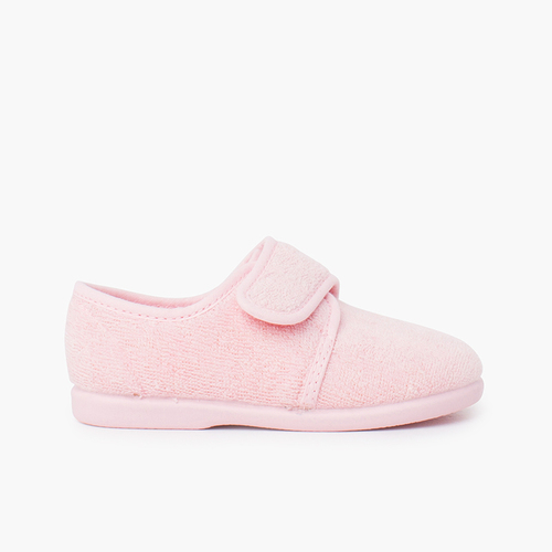Chaussons à scratch Rose