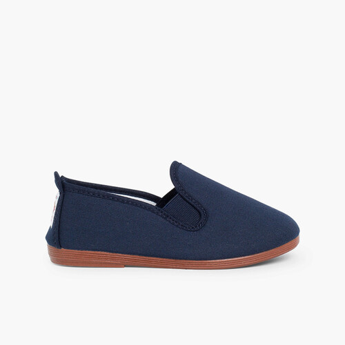 Baskets kung-fu camping Bleu Marine