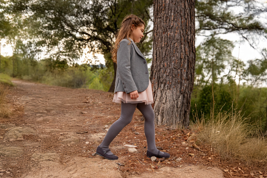 Chaussures fille en serratex à scratch