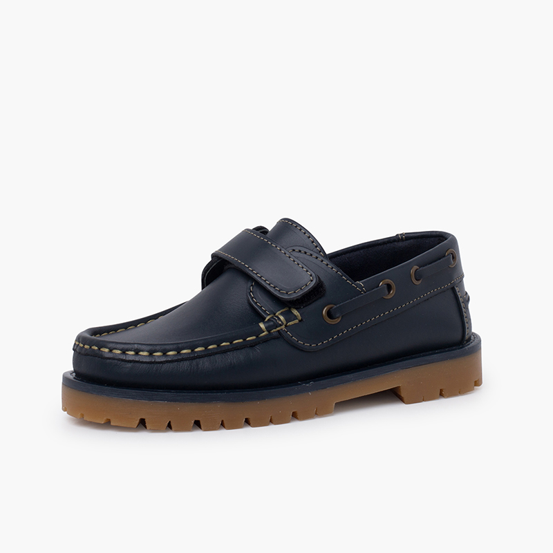 Chassures Bateau pour Garçon avec Scratch Pisamonas