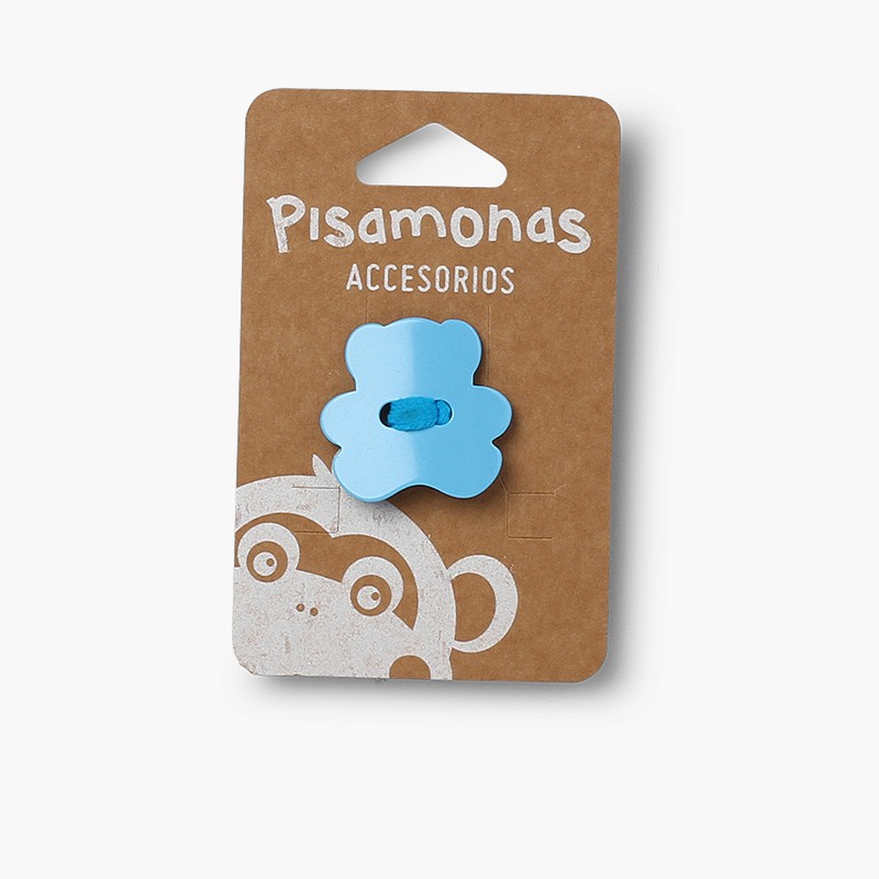 Élastique Cheveux Petit Ours Bleu Turquoise