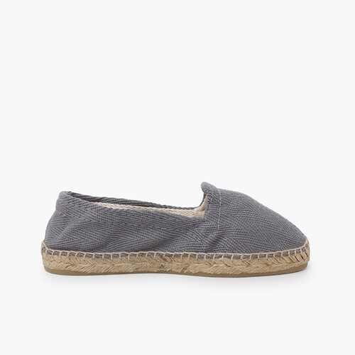 Espadrilles Grandes Tailles 34-45 Gris