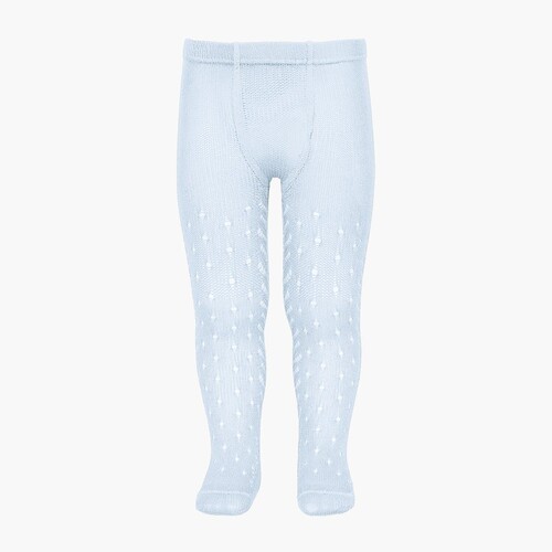 Collant d’Été Ajouré Perle Condor Bleu bébé