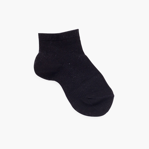 Chaussettes Courtes Couleurs Unies CONDOR Été Noir