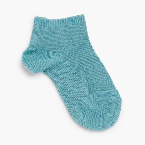 Chaussettes Courtes Couleurs Unies CONDOR Été Verdin