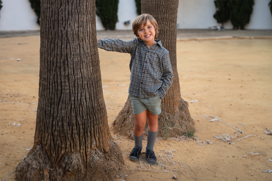 Baskets Enfants en velours avec lacets