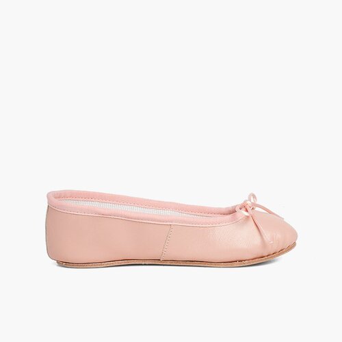 Ballerines Fille et Femme en cuir  Rose
