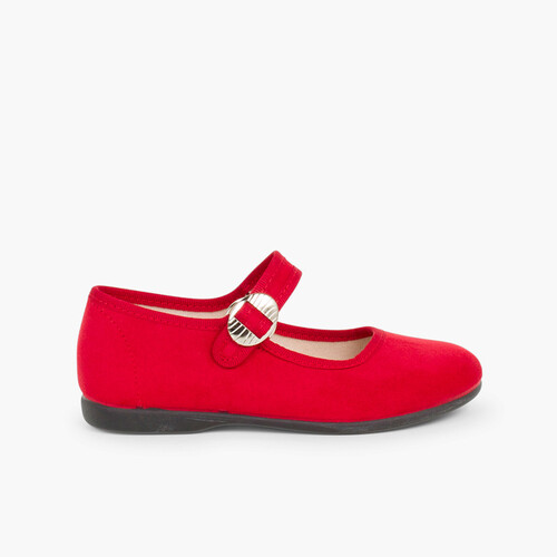 Chaussures Babies Bamara à Boucle Rouge
