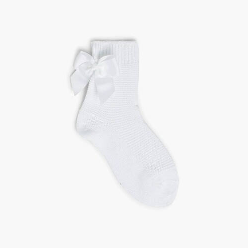 Chaussettes courtes condor point mousse avec ruban Blanc
