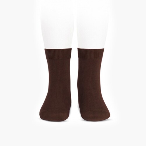 CHAUSSETTES COURTES ENFANT UNIES CONDOR Marron