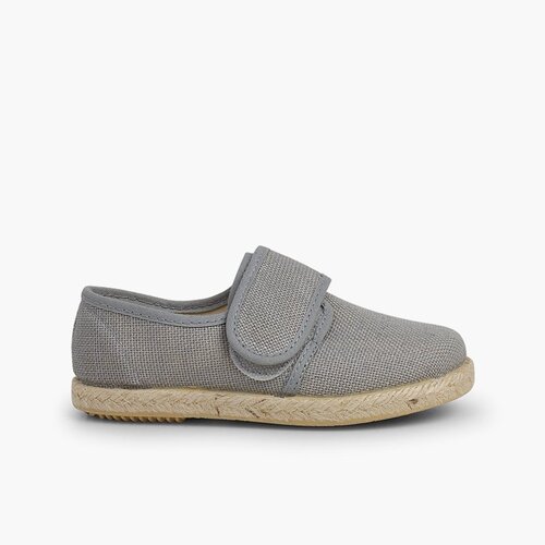 Derbies à scratch Lin Jute Gris