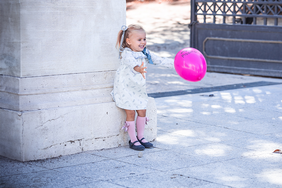 Babies à boucle et noeud arrière velours