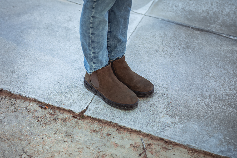 Bottes enfants semelle track à élastique