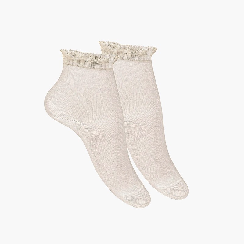 Chaussettes courtes élégantes pour enfants Lin