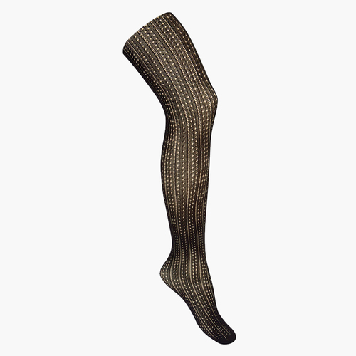 Collants Fille Ajourés Noir
