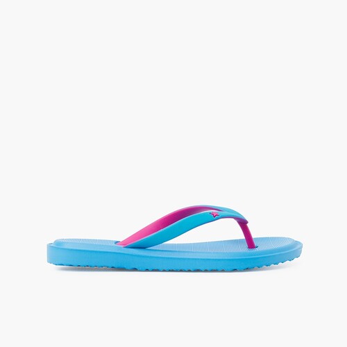 Tongs entre doigts de plage et de piscine pour enfant Bleu Ciel