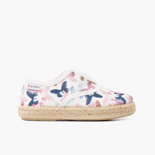 Baskets Papillons Languette Élastique sans Lacets Multicolor