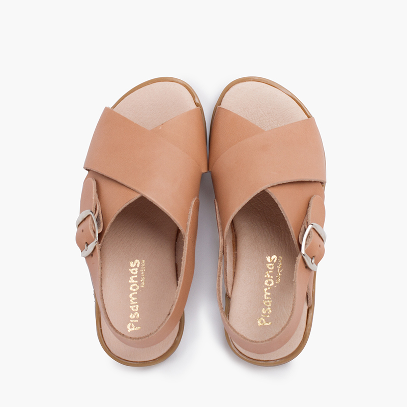 Sandales en cuir Chaussures d'été