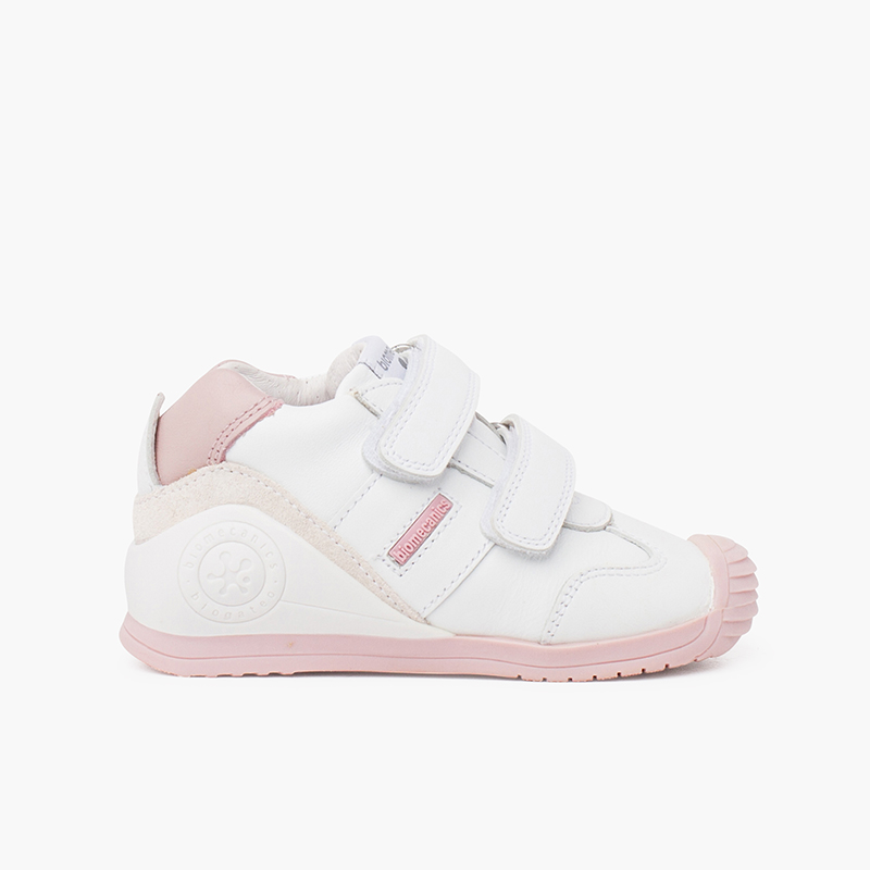 Chaussures biomécaniques à double sangle adhérente Rose