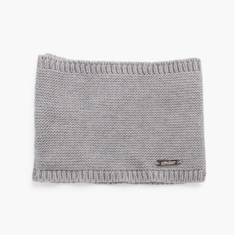 Col écharpe en tricot pour enfants Aluminium