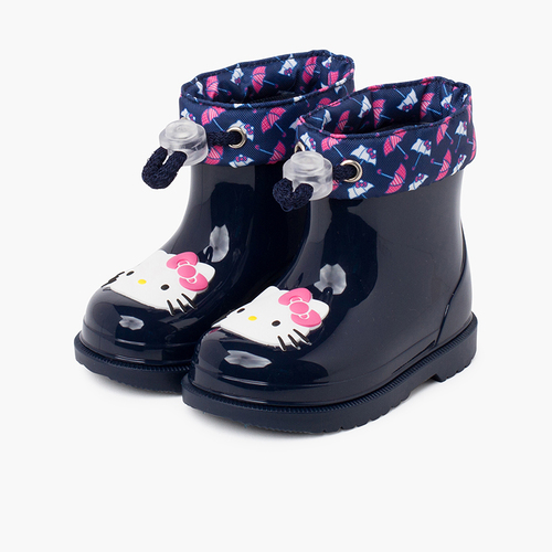 Bottes en caoutchouc Hello Kitty échancrées Bleu Marine