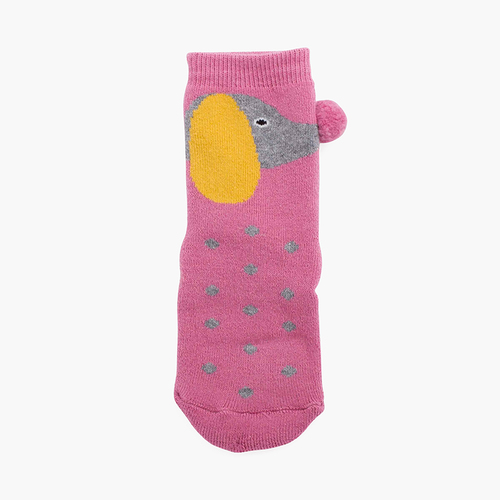 Chaussettes antidérapantes chien à pompons Cassis