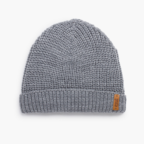 Bonnet enfant tricoté anglais Gris