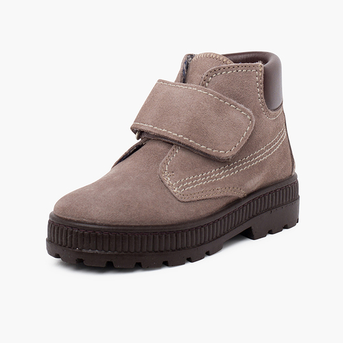 Bottes à semelle de piste avec coutures fermeture adhérentes Gris