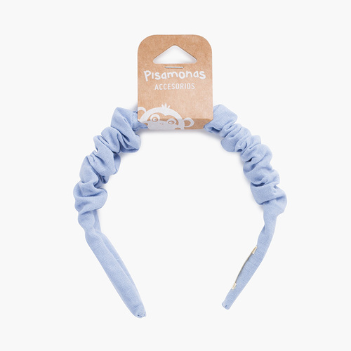 Bandeau chouchou fille Bleu Ciel