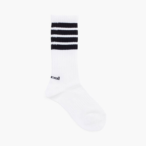 Chaussettes de sport Condor à rayures horizontales Blanc