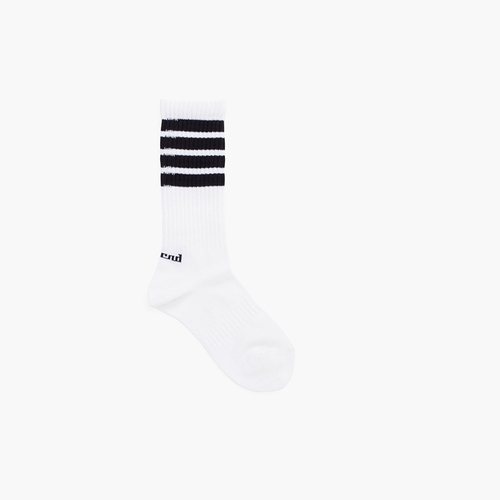 Chaussettes de sport Condor à rayures horizontales Blanc