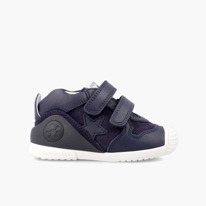 Baskets Biomecanics premiers pas Bleu Marine