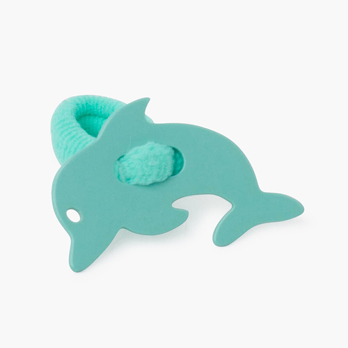 Attache cheveux dauphin Vert Mer