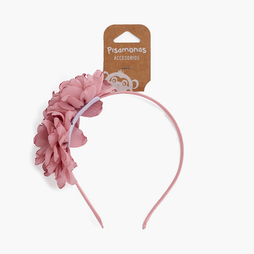 Bandeau à fleurs fines Rose de France