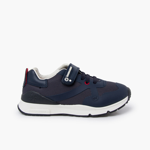 Baskets Biomecanics à lacets élastiques Bleu Marine