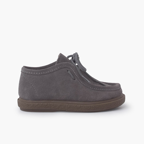 Chaussures derbies premiers pas Gris