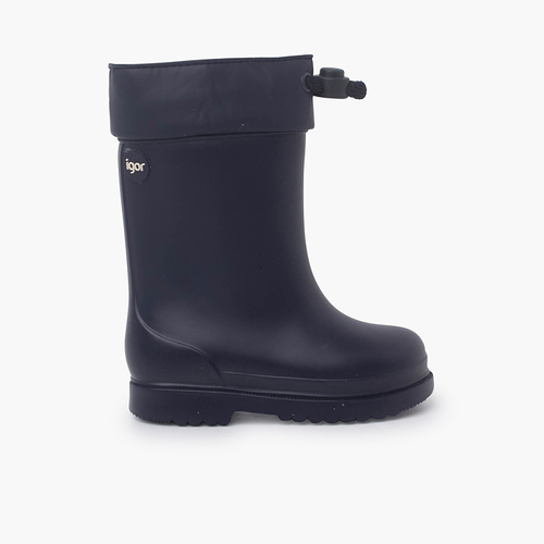 Bottes de pluie Doublure intérieure en polaire Fermeture ajustable Bleu Marine