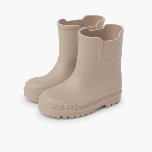 Bottes de pluie type Chelsea aux couleurs poussiéreuses Beige