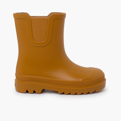 Bottes de pluie type Chelsea aux couleurs poussiéreuses Caramel