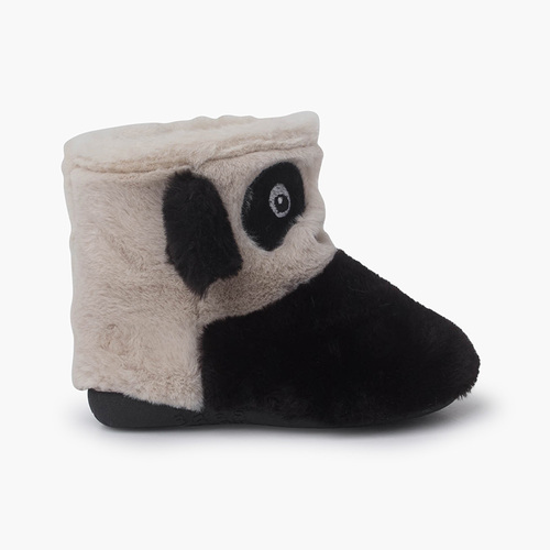 Chaussons enfants Panda Noir et Blanc