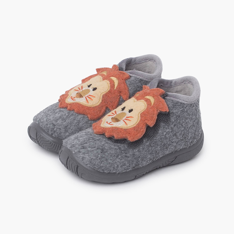 chaussons premiers pas animaux Lion