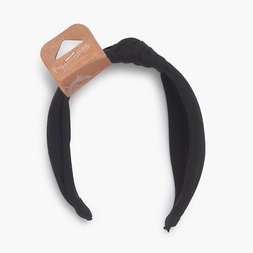 Bandeau large à Nœuds Noir