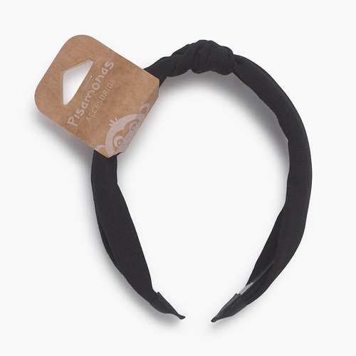 Bandeau Turban Fille et Femme Noir
