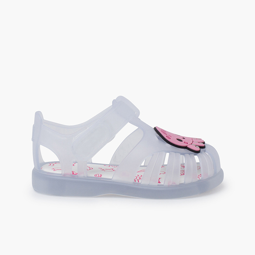 Sandales d'eau poulpe fermeture auto-agrippante Rose