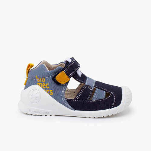 Sandale de sport en toile Biomecanics Bleu denim