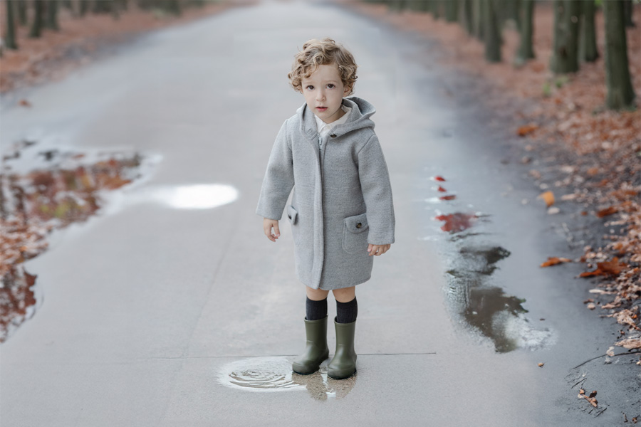 Bottes pluie souples enfants semelle fine